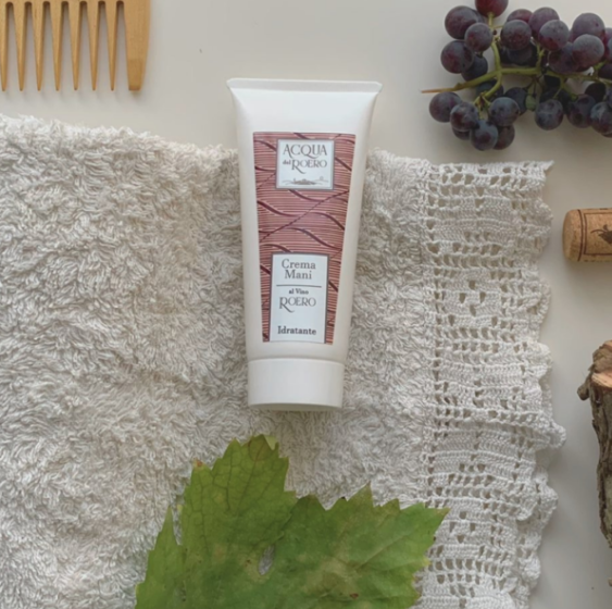 Hand cream with Roero Riserva wine